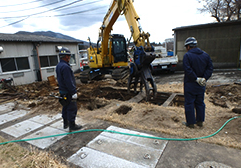 浄水場撤去工事施工前